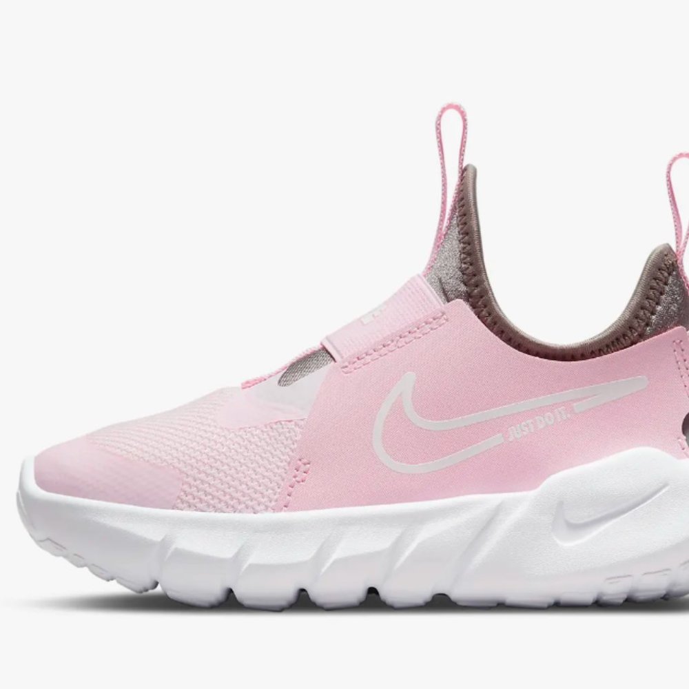 Nike Flex Runner 2 Little Kids' Shoes Size 12C Pink Foam/Flat Pewter